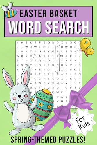 Easter Basket Word Search For Kids: Spring and Easter-Themed Puzzle Activity Book for Girls and Boys