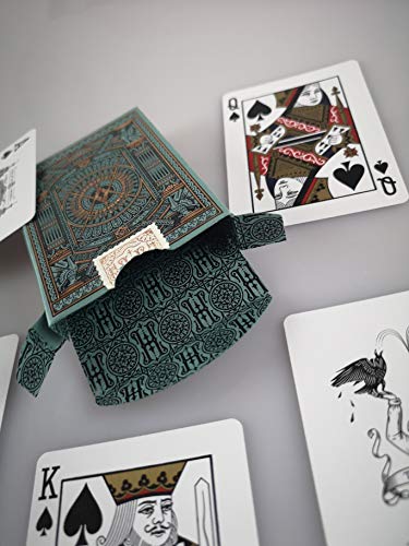 Sonderedition | Hudson Premium Playing Cards, Atemberaubende Pokerkarten, Top Haptik und Finish, Kartendeck + Bonus Profi Keramik Poker-Chip Gratis| Premium | Sammler Collectors | Casino – Bild 8