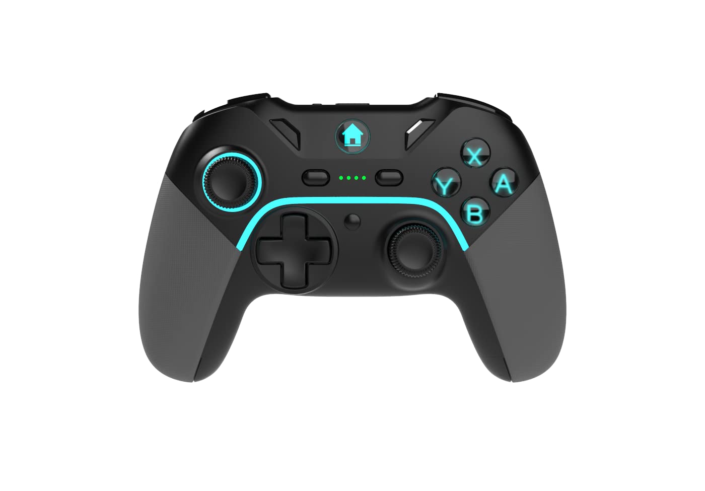 HONYAT Wireless Switch Pro Controller for Nintendo Switch/Lite/OLED , 8 Colors Adjustable LED Wireless Remote Gamepad with Wake-up,Programmable, Turbo Function - 