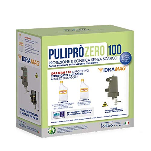 Foridra Serie PULIPZ1 Pulipro Zero 100 (0,5 kg IDRATERM 110 + 0,5 kg IDRATERM 300 + 1 IDRAMAG)