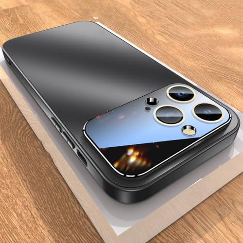 Coque iPhone 12 antichoc mate grise grand objectif verre photo de luxe
