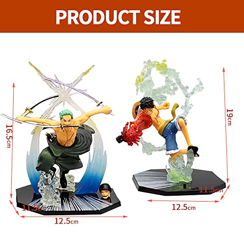 Action Figure, 2PCS Model Anime Statue Doll Collectible Model Characters Statue Creative Decoration Gift for Kids Party Supplies - Image 2