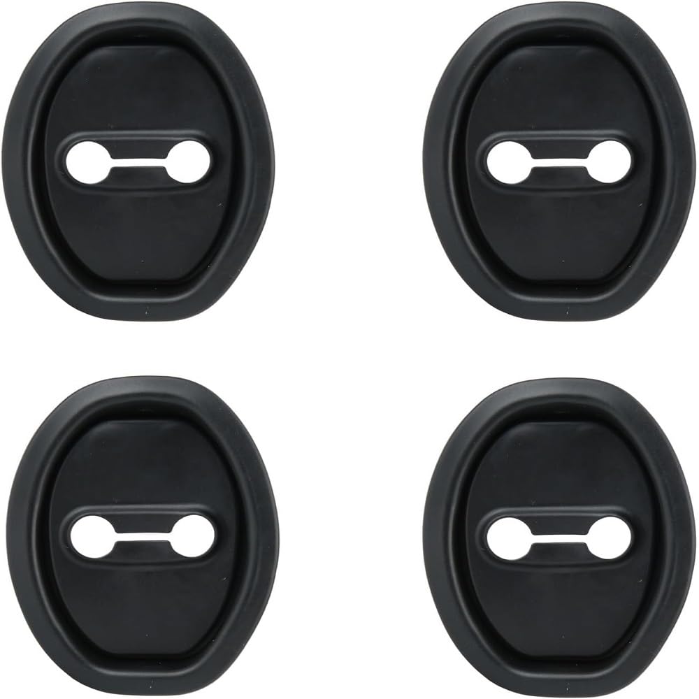 YIXUEERWSY 4pcs Silicone Car Door Latch Covers for Ford Kuga Titanium/Trend/Cool ab Bj.2020,Protective Covver Installs Guard Latchh Cap Sticker Shock Absorption Pad Door Locck Buckle