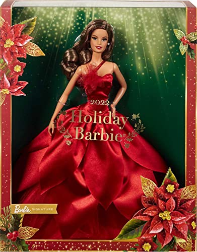 Muñeca Barbie Signature 2022 Vestido Rojo Coleccionable miniatura 6