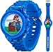 Nintendo Boys' Quartz Watch with Plastic Strap, Blue, 17 (Model: GMA3002)