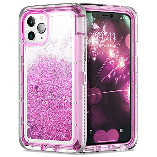 Coque paillettes rose pour iPhone XS Max idéale contre les chutes du quotidien