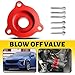 Automotive Turbo Vacuum Adapter Compatilbe With 2.7 2019-2023 Turbo Chevy Silverado CT4 Sierra (Red)