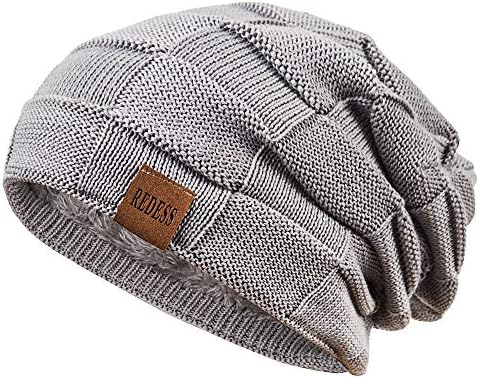 REDESS Beanie Hat for Men and Women Winter Warm Hats Knit Slouchy Thick Skull Cap
