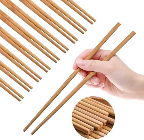 5 Pairs Bamboo Twisted Chopsticks – Japanese/Chinese Style – Reusable