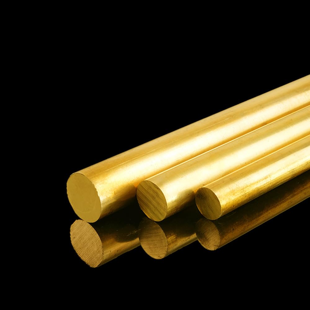 H59 Barra di ottone 3mm 4mm 5mm 6mm 8mm 10mm 15mm 20mm 25mm 30mm Taglio personalizzato sparso Tendenza(12x500mm)