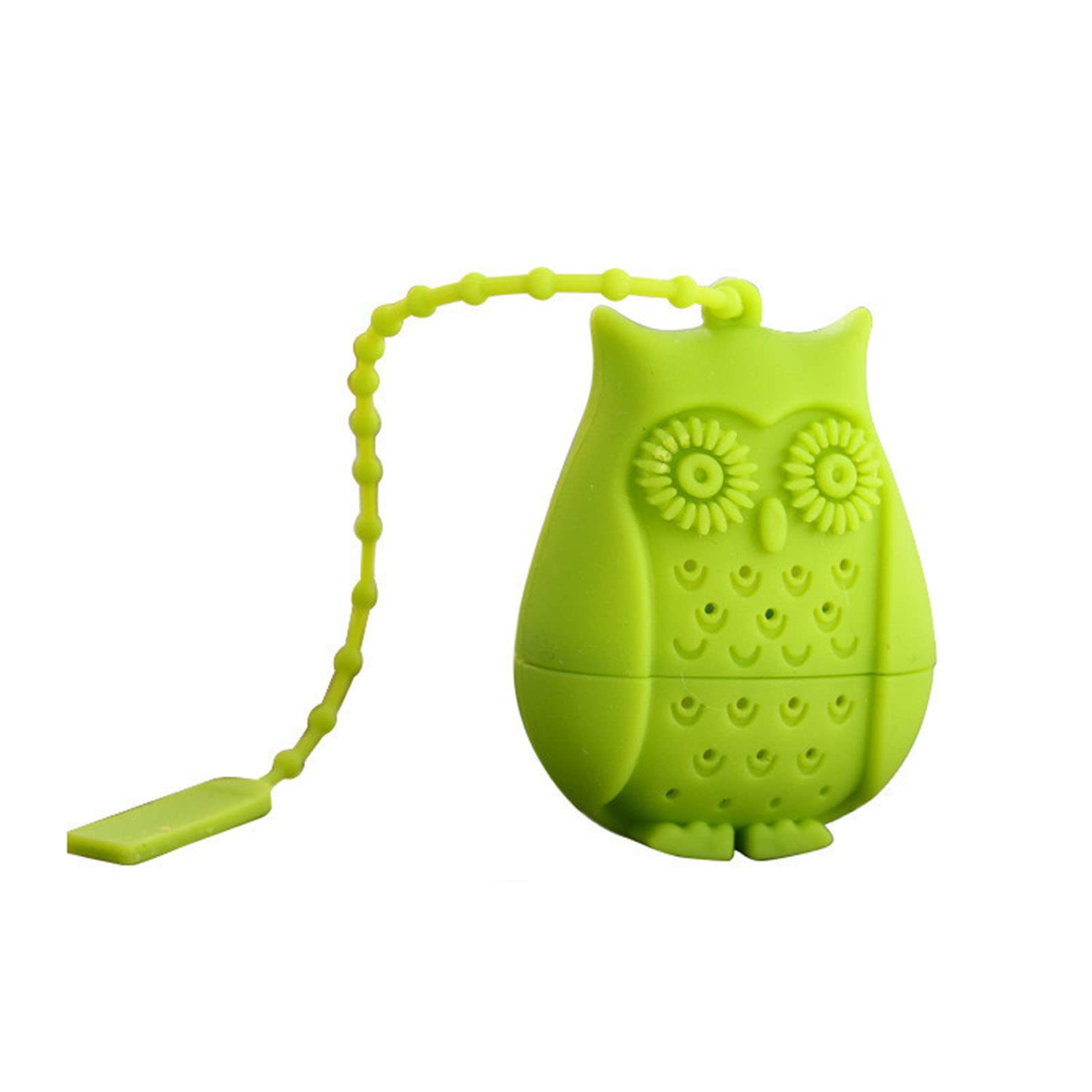 MHADBKH Owl Tea Infuser for Loose Silicone Bags Strainer Filter for Drinker Lover Infusers for Pots