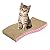 SA Products Cat Scratching Board | Cardboard Cat Scratcher with Textures Design | Curved Shape Reversible Cat Scratching Post | Cat Accessories