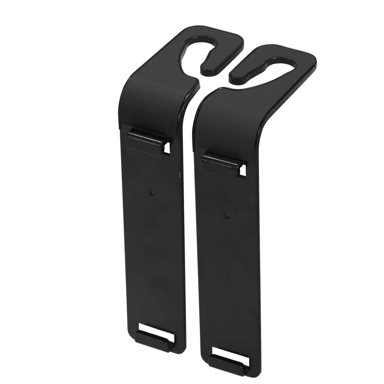 2-Pack Replacement Hook Parts Specifically for Car Seat Headrest Cup Holders Organizer - for Replacement When Damaged or Broken.(Black, Short / 2.75 inch / 7 cm)