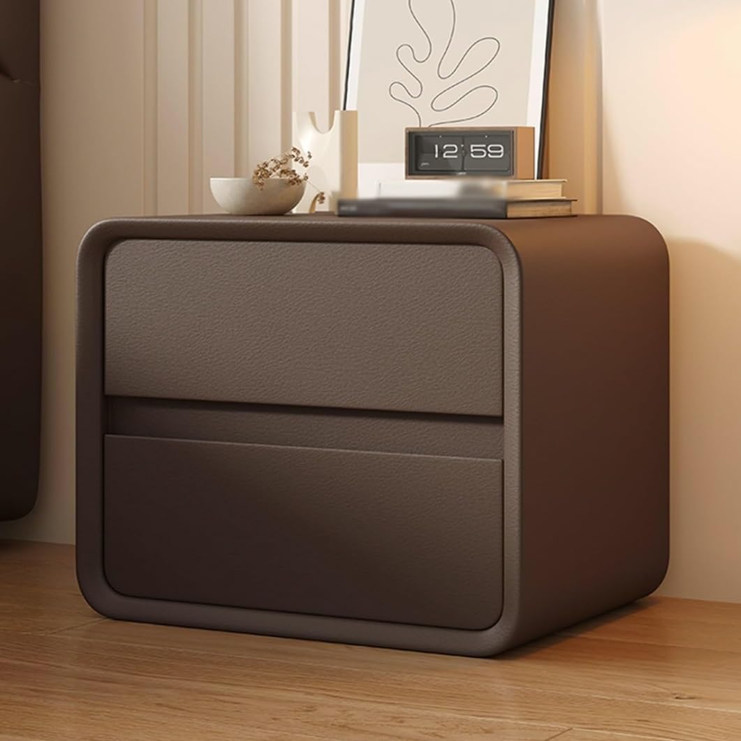 Table de nuit en bois YVYKFZD meuble de chevet café 50cm pour sublimer votre chambre à coucher