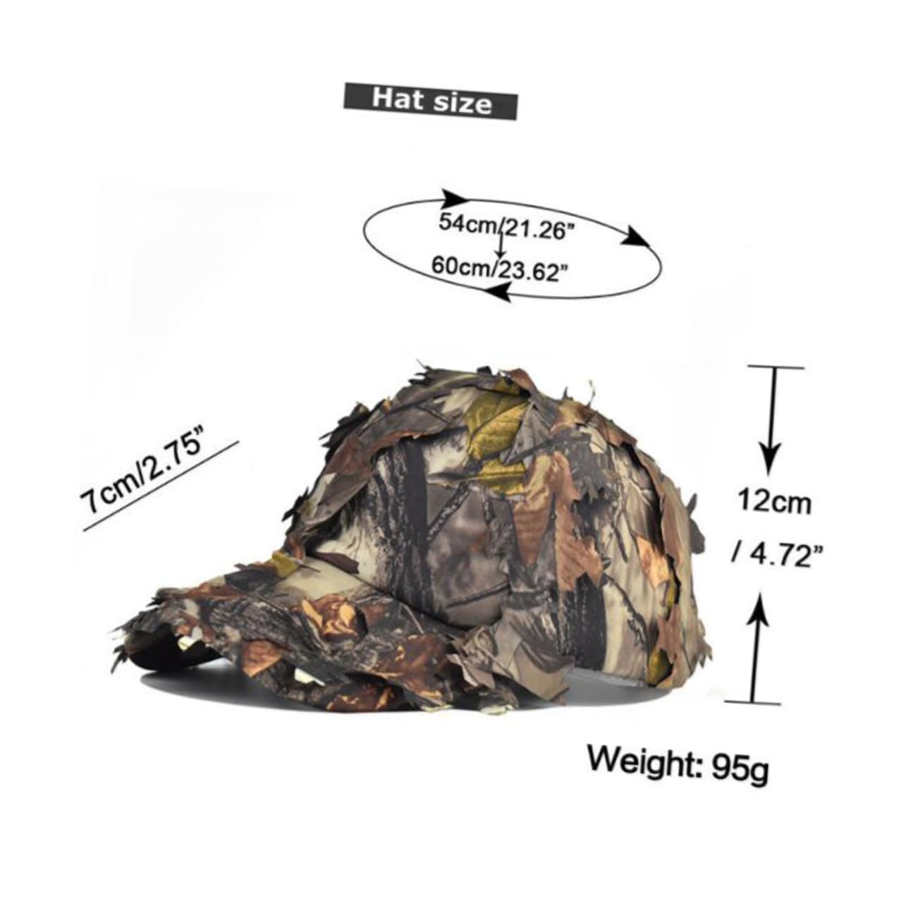 BESPORTBLE Gorra de béisbol de Camuflaje Largo Tapa Sombrero para el Sol cámping Sombreros de Disfraz al Aire Gorra de Camuflaje para Exteriores Gorras Deportivas Yellow
