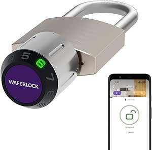 ELinkSmart Candado Inteligente De Servicio Pesado Con Llave, Candado Con Teclado De Código