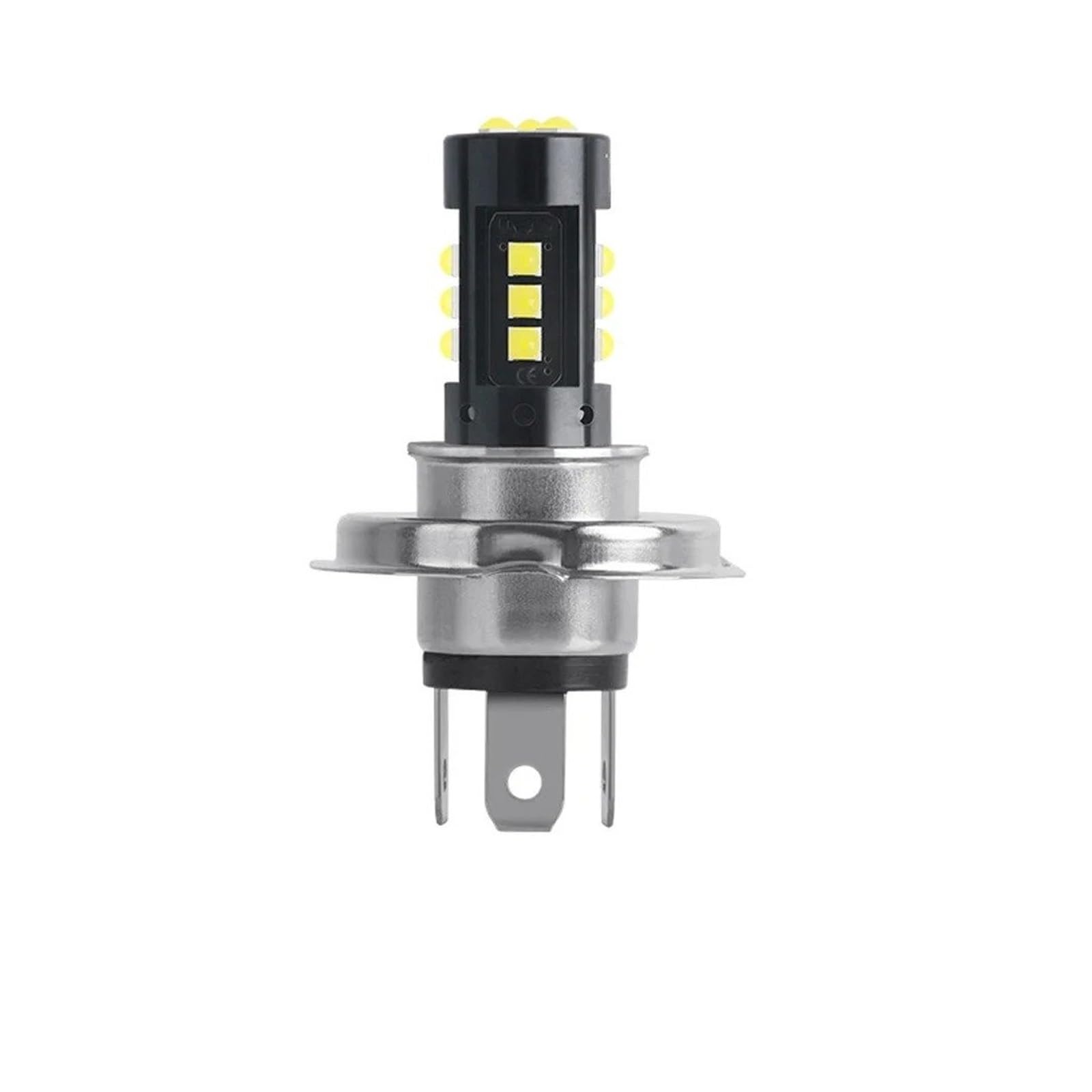Pour Moto Scooter Tricycle LED Phare De Blanc Feux Croisement Ampoules 12V Antibrouillard H4 BA20D P15D-H6 Phare De Moto(H4)