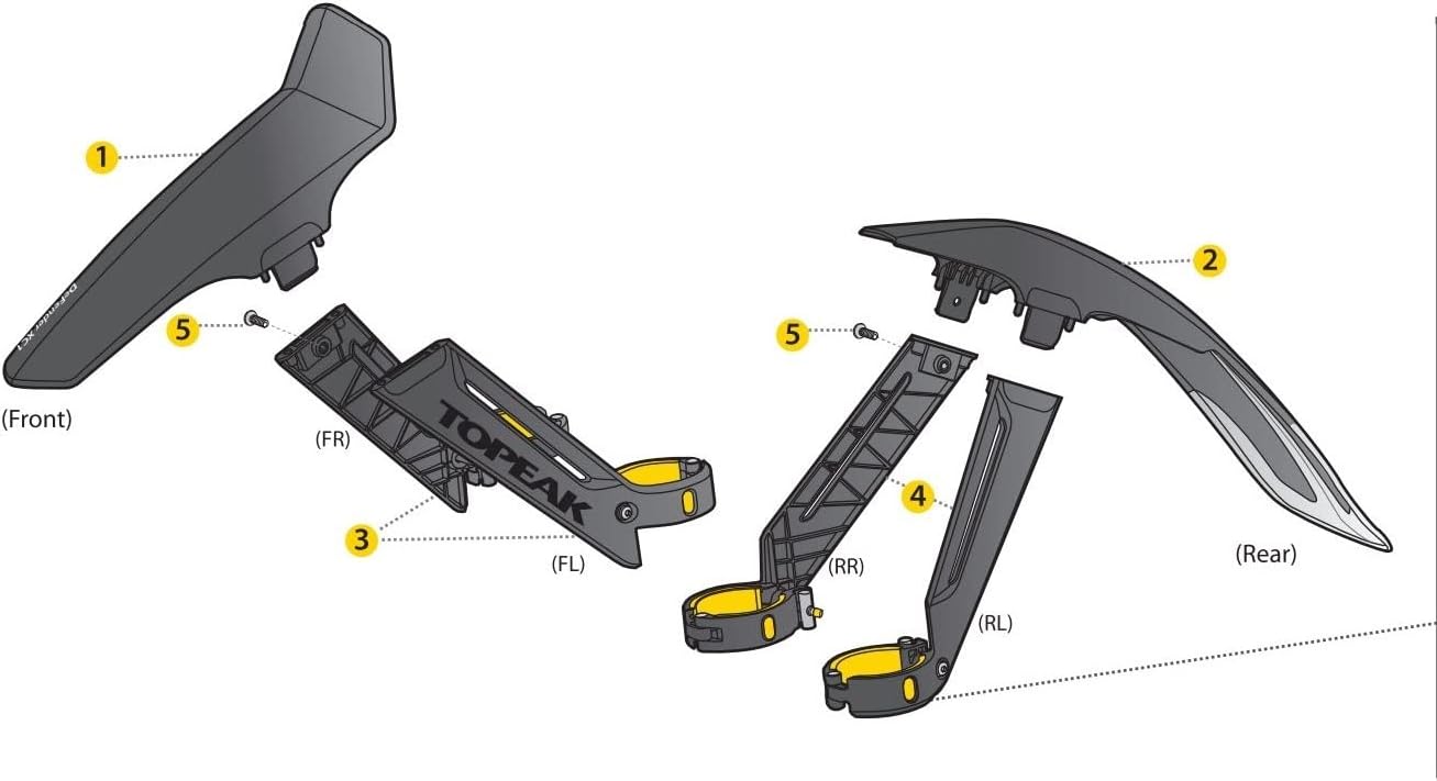 Topeak Front Mudguard Defender XC1