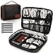 Produktbild GIKPAL Elektronik Tasche Kabel Organizer und Handliche Elektronik Tasche Reise für SD-Karten, Festplatte, Power Bank (Schwarz)