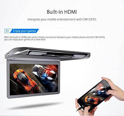 XTRONS CM133HDGREY HDMI input for gaming