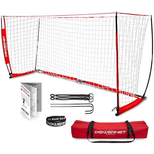 PowerNet Soccer Goal for Backyard & Outdoor Games, Portable...