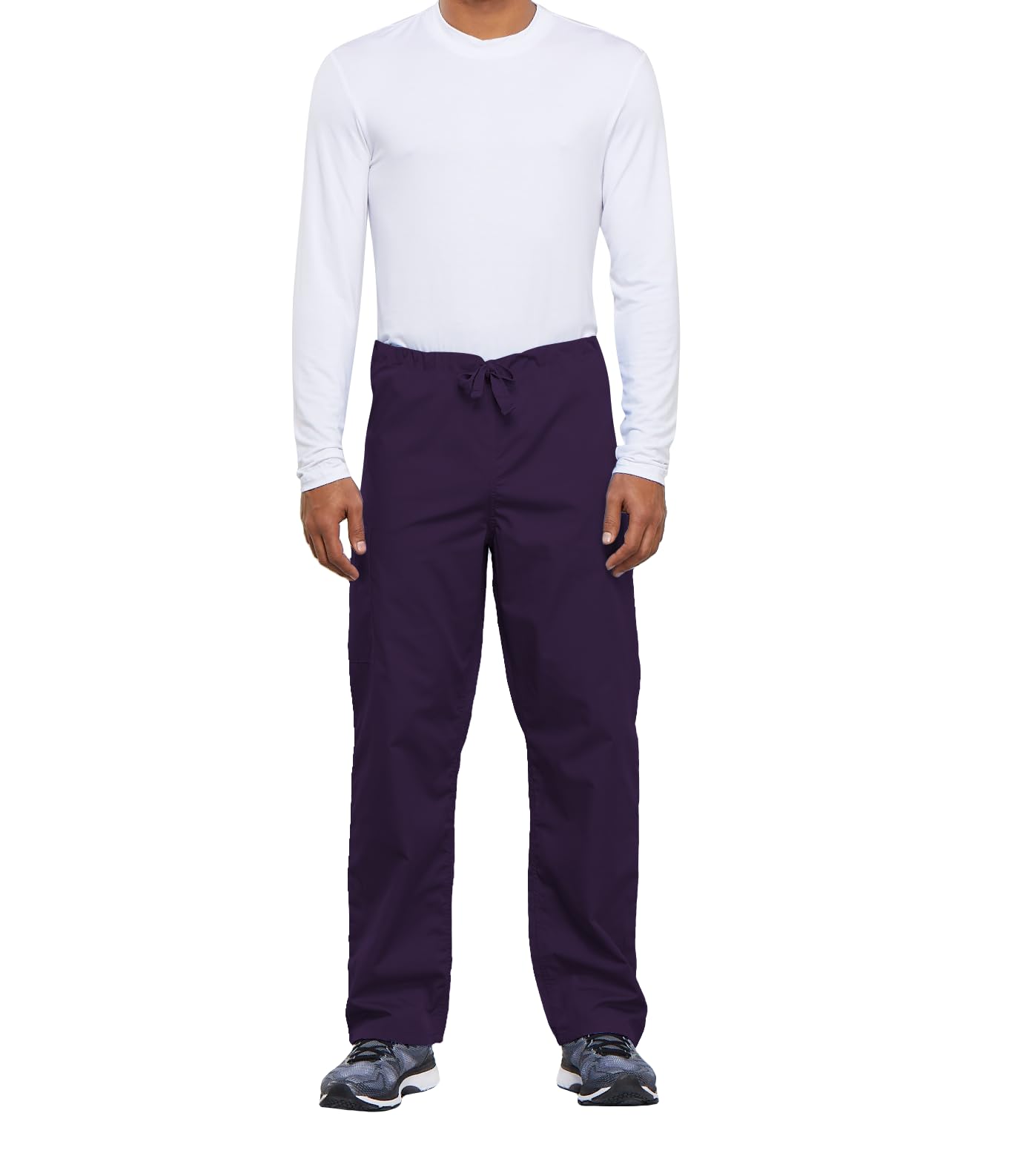 Cherokee Drawstring Scrub Trouser Eggplant XS CH4100EGGPXS WIS29017