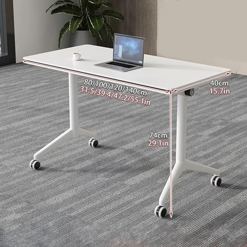 Tragbarer, Faltbarer Konferenztisch mit wasserfester Oberfläche und leisen Rollen – ideal für Büro, Besprechungsraum und Klassenzimmer. Vielseitig, leicht und einfach zu verstauen.
