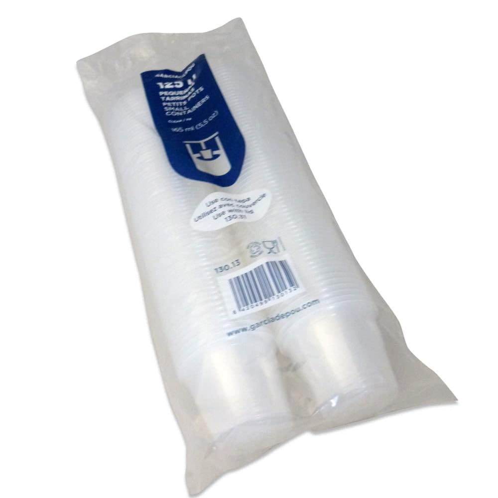 Kleiner Behälter Für Mikrowelle 165 Ml Ø 5/7,4X6 Cm Transparent Pp - 2500 Un.