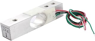 Aexit 2Kg 3mm Sensors 3-Hole Aluminium Alloy Portable Electronic Scale Vibration Sensors Load Cell