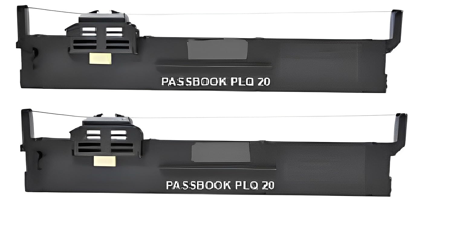 PLQ20, PLQ30 PASSBOOK Ribbon Cartridge COMPATAIBLE for USE with EPSON,PLQ30 DMP Ribbon Cartridge for Dotmatrix Printers (PLQ-20 2 PSC)