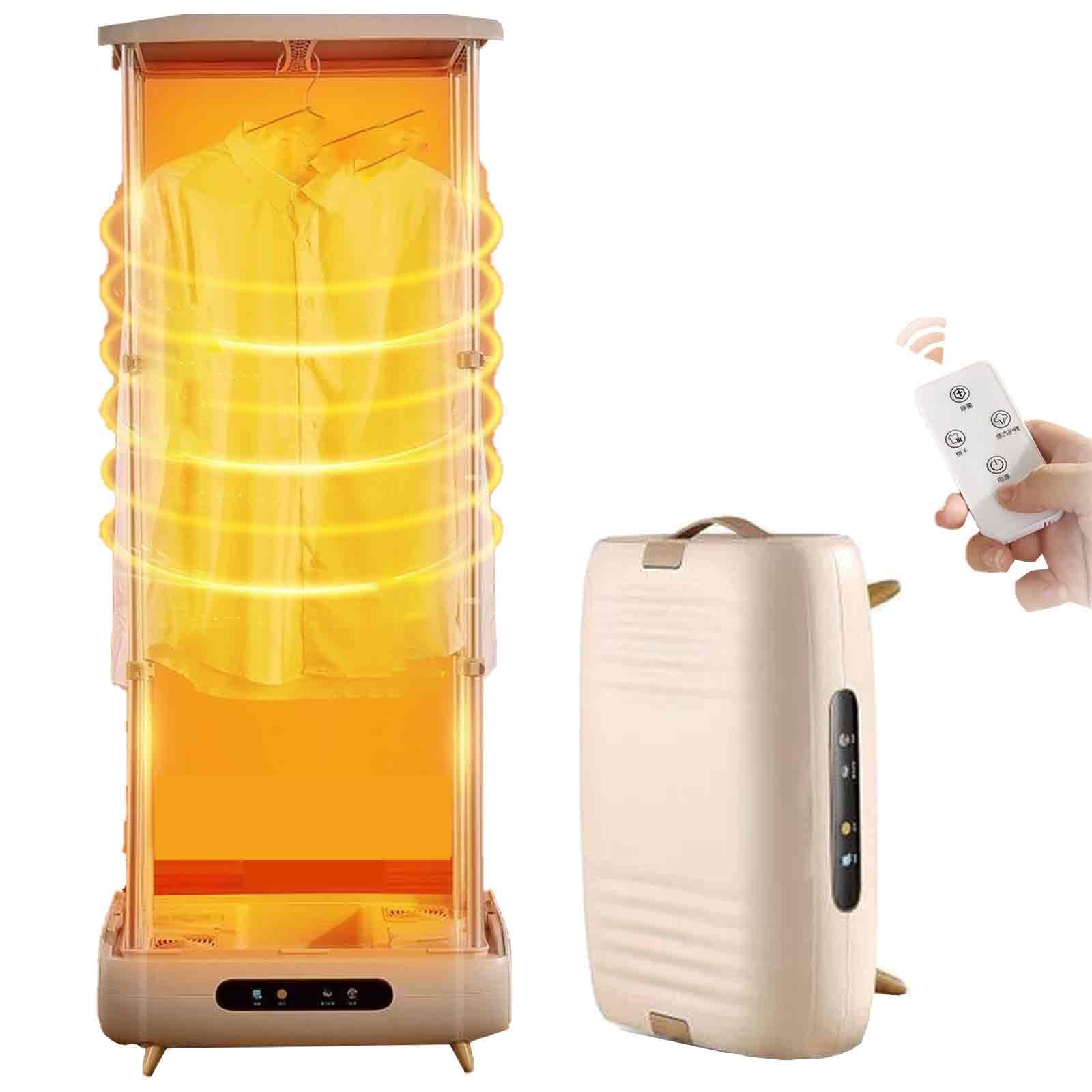 Macchina Da Stiro A Vapore Automatica Portatile | Asciugatrice E Stiratrice Per Indumenti Appesi | 1000W, Pieghevole, Con Telecomando