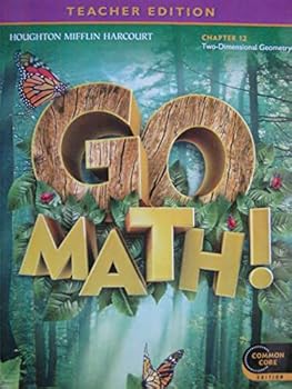 Paperback Teacher Edition, Go Math!, 1st Grade, Chapter 12, Two-dimensional Geometry Book