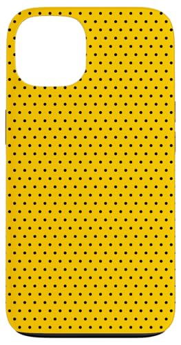 Polka Dot Pattern Yellow And Black Women Girls Polka Dots �X�}�z�P�[�X iPhone 13 �p