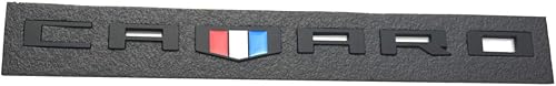 Miniatura 3 de Aimoll Insignias de emblema de Camaro 3D de repuesto para Silverado Camaro RS Chevy Redline Style (1 unidad, negro)