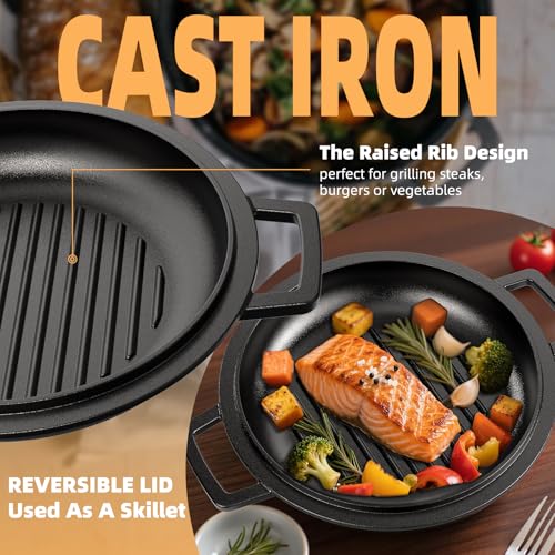 Umite Chef Cast Iron Dutch Oven thumbnail 6