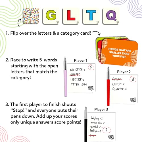 Skillmatics First to 5 Juego de Mesa y Cartas miniatura 3