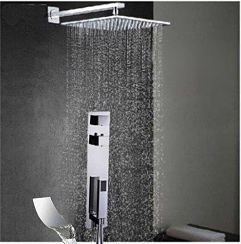 Pomme de douche pluie avec mitigeur thermostatique et douchette Gowe 8