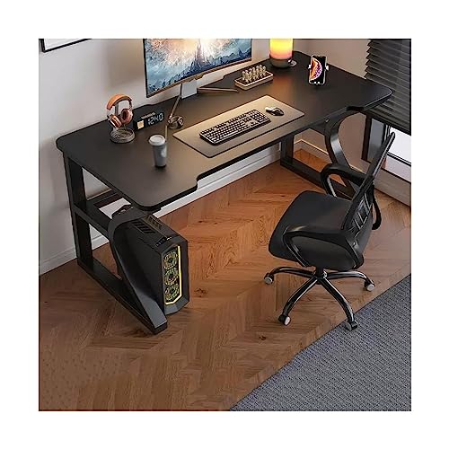 ZUMAHA Geräumiger Bürotisch, Computertisch, Arbeitstisch, Heimschreibtisch, Schlafzimmer, Studentenschreibtisch, Gaming-Tisch, auffällige Tischbeine