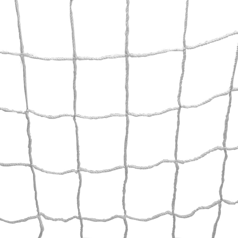 Siatki piłkarskie 240 x 180, siatka bramkarska, odporna na warunki atmosferyczne siatka na piłkę nożną, zamienna siatka sportowa na bramki do treningu meczowego (2,4X1,8M)