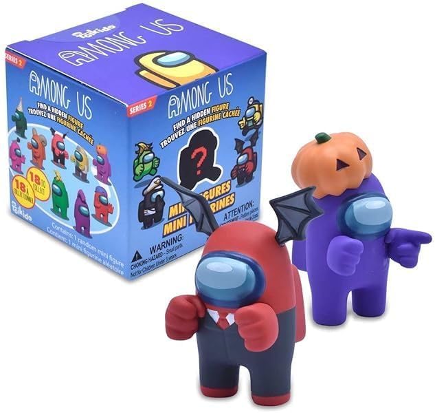 Toikido Actionsfiguren Among us Kompatibel Fantastische Kreaturen 5cm 1 stück zufällig (1 Stück Zufällig Model)