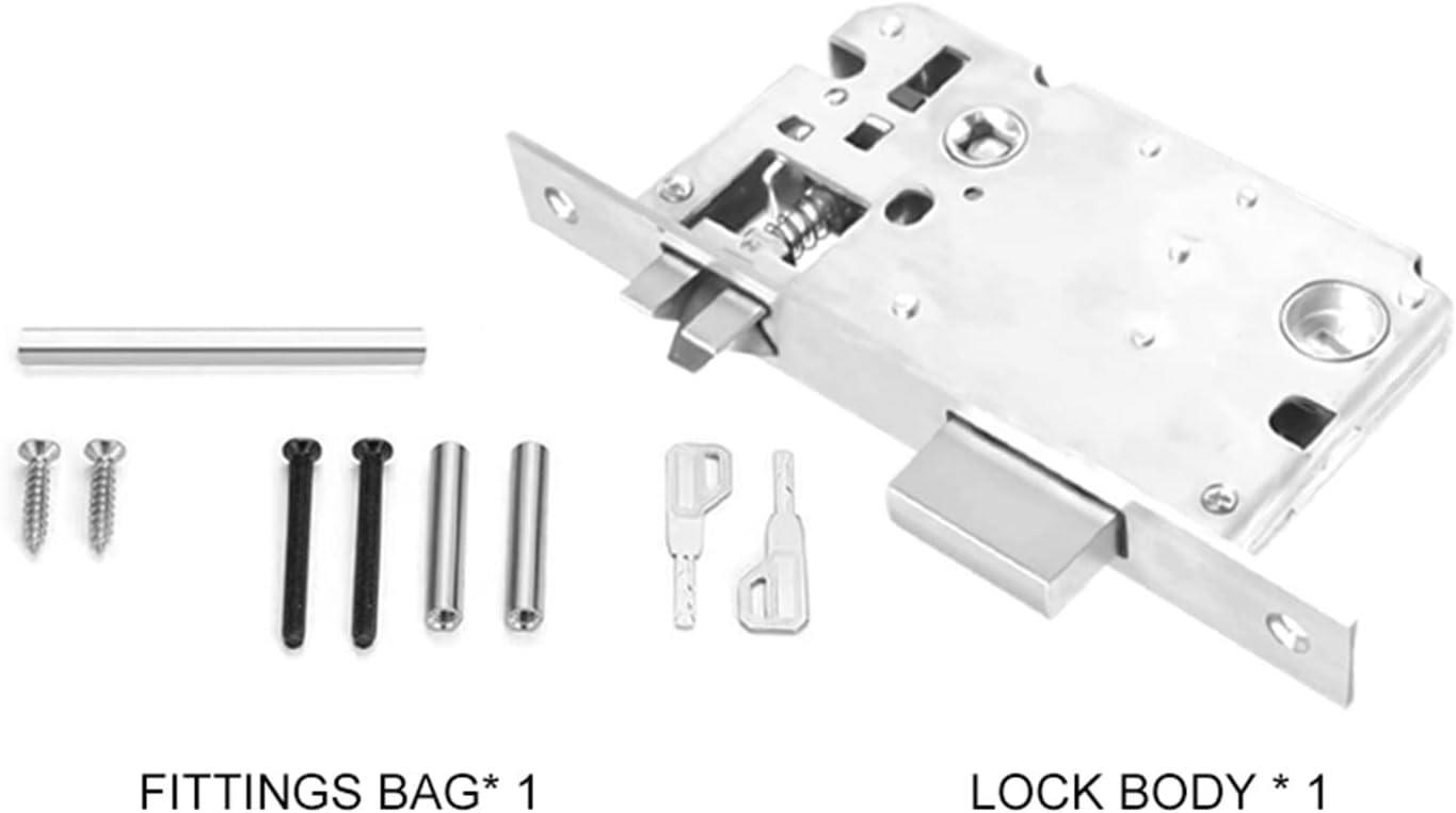 Smart Door Handle Fingerprint Password Remotely Unlock Digital Lock Tuya App Keyless Entry for Doors Smart Electronic Lock (Color : 3300gun)