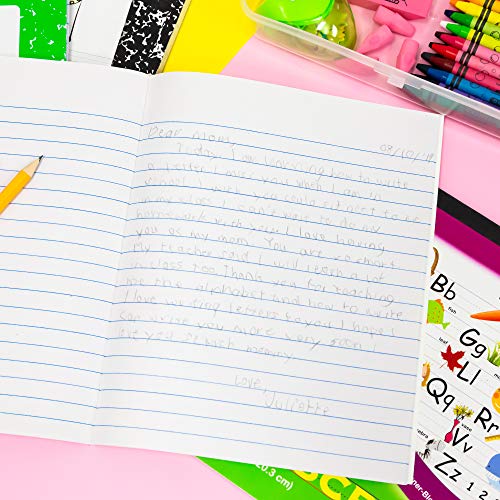 Bazic 20 Ct. 8.5" X 7" Manila Cover Composition Book, Case Of 24 (5096-24) Bazic Manila Cover Composition Book. 20 Sheet Notebook For Grades K-5 ( 8.5" X 7". Case Of 24) #TOP6