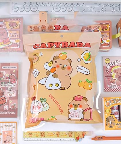Image of Chrbdonica Capybara, Blind Box, Suitable for School Stationery Needs, Friendship Sharing Sessions and Group Activities