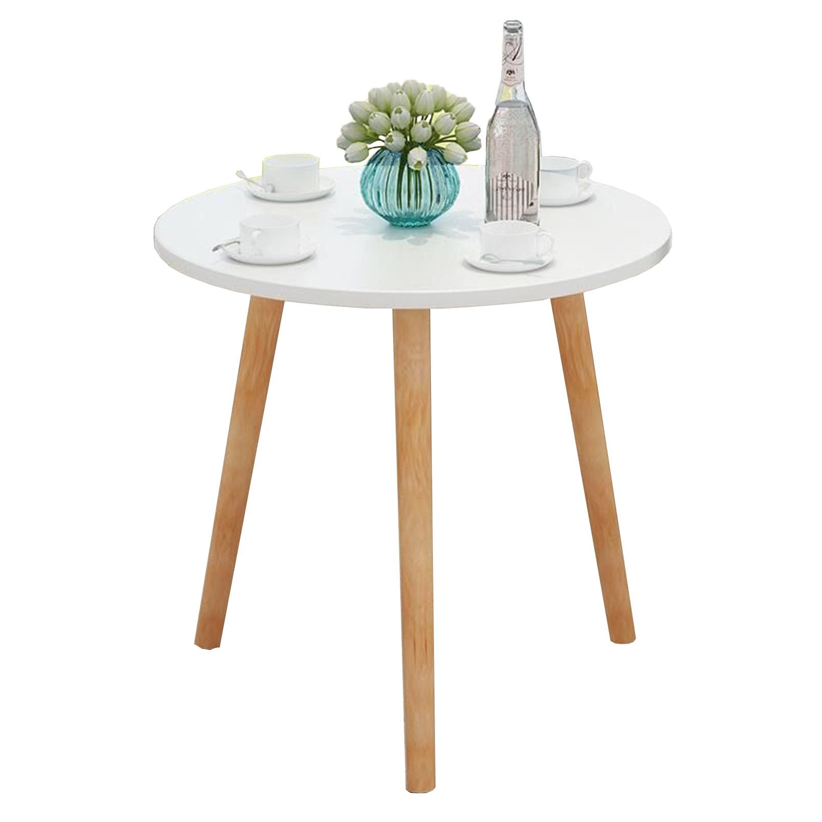 Petite table basse ronde JATIBOSH au design épuré et compact pour salon