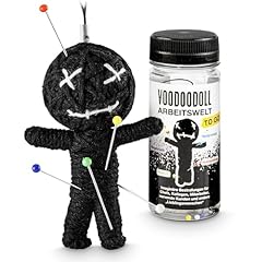 Voodoo Doll Puppe Voodoopuppe Voodoodoll Geschenk Arbeitskollege witziges Mitbringsel Gaggeschenk Chef Boss Vorgesetzer Arbeitskollege Mitarbeiter Kollege Lieblingsmensch schwarzer Humor Partygeschenk