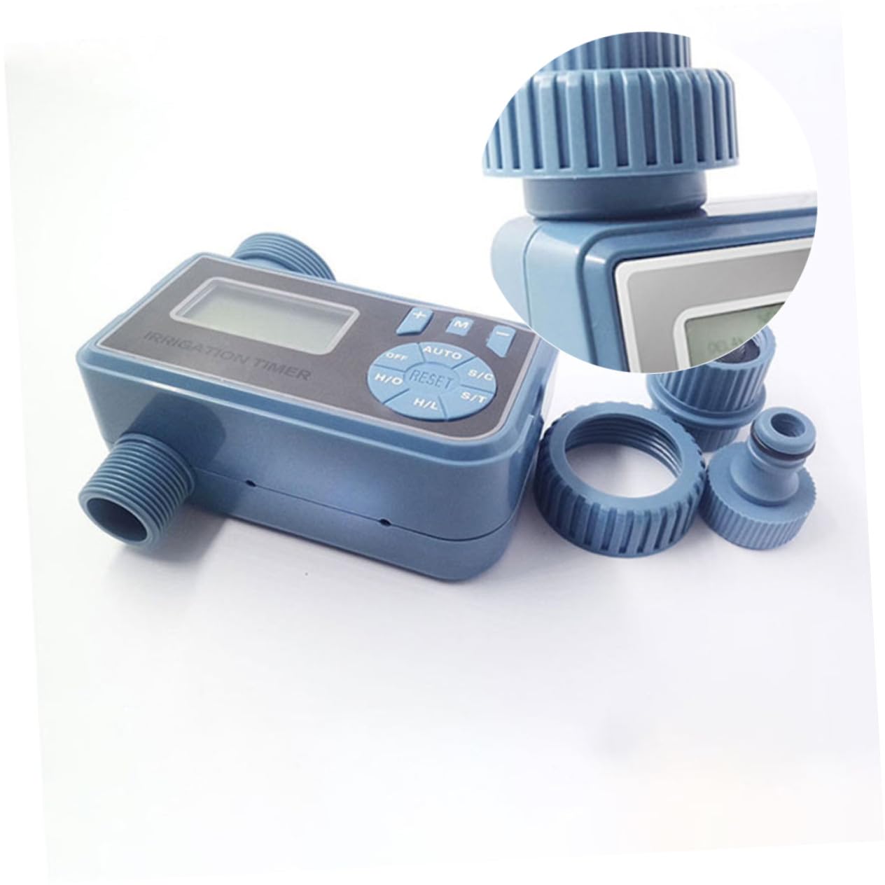 Temporizador Controlador Riego Jardín Pantalla de LCD Grande de Automático de Agua para Sistemas en Espacios Verdes y Jardinería Doméstica