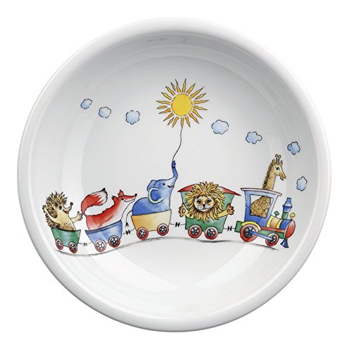 Seltmann Weiden 001.728607 Flinke Flitzer Compact - Suppenteller - Teller tief - Kinderteller - Ø 22 cm - Fahne
