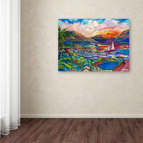 Sunset By Manor Shadian, 24 By 32-Inch Canvas Wall Art #TOP2