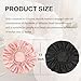 Luyfrsuu Satin Bonnet Double Layer Silk Bonnet for Sleeping Women Hair Care for Natural Curly