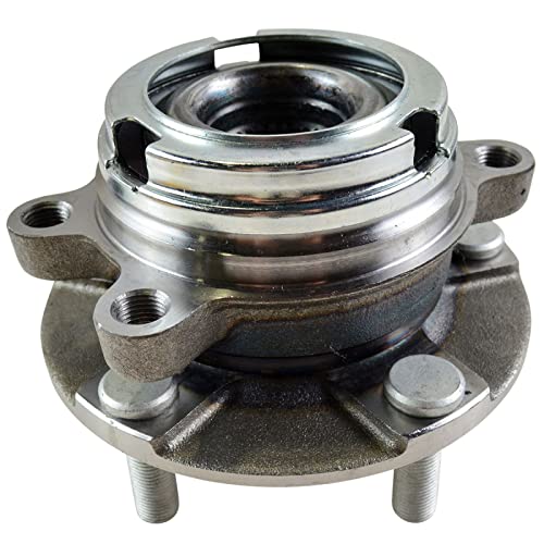 Image of TRQ Front and Rear Wheel Bearing and Hub Assembly Set 4 Piece Compatible with 10-12 Nissan Altima SR 13-18 Altima 09-14 Maxima 16-20, 2021, to 9-30-20 Production Date 13-20 Pathfinder FWD